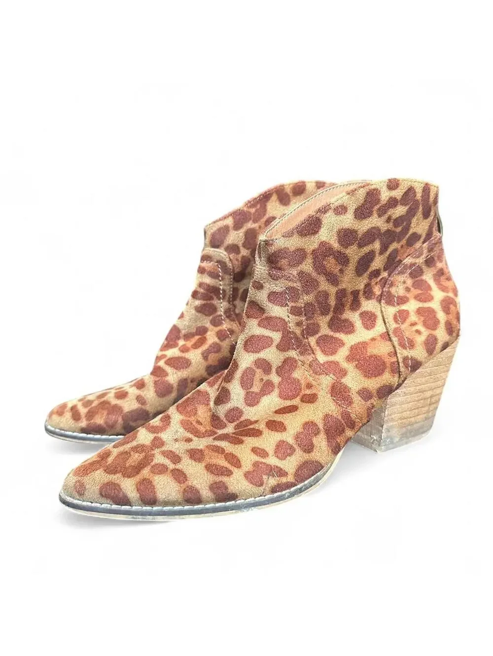 Yeehaw Chic Cheetah Booties - Size 8.5
